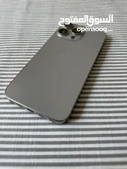  3 Iphone 15 pro max natural titanium 256GB used like new شرق اوسط