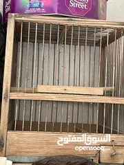  3 اقفاص خشب نظاف بحاله ممتازه للبيع
