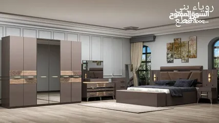  2 غرف نوم  تركي بتصاميم إيطالي اشكال واحجام مختلفه