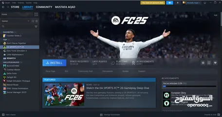  1 حساب Steam للبيع مع 5 ألعاب قوية بسعر مميز