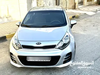  4 كيا ريو 2017 مالك اول فحص كامل بحالة الوكاله