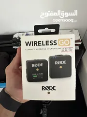  1 Rode Wireless GO Compact Digital Wireless Microphone System
