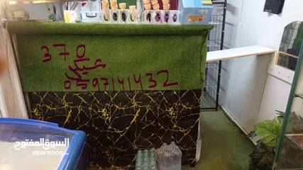  5 بيع بسعر مميز جدا بسبب عدم التفرغ ..كاونتر كوكتيل وثلاجة عرض مضيئة وباترينا مضيئة