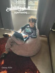  2 بفات beanbags  لالعاب البلايستيشن والقراءة وتكملة اعمال الكمبيوتر