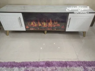  5 طاولة شاشة +خزانة أحذية +طاولة مجلس+اربع قطع جانبية