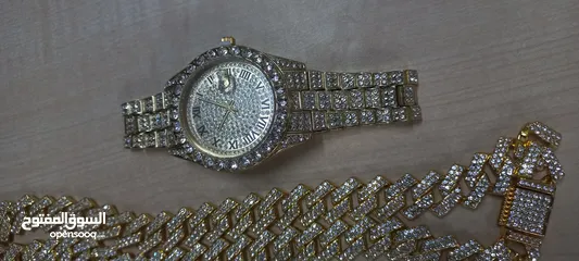  14 Luxury, Iced out, Bling, Roman Numeral, Rhinestone Unisex watch, Brand new.