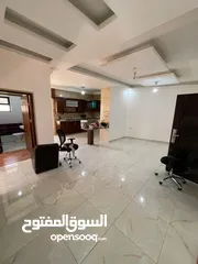  17 شقه طابق شبه أرضى سوبر ديلوكس مهويه بالكامل للإيجار في مرج الحمام دوار البكري باتجاه شارع الشجر