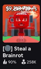  2 Roblox steel a brain rot