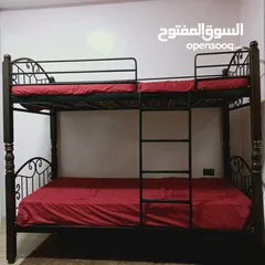  2 سرير  طابقين عدد 2 للبيع