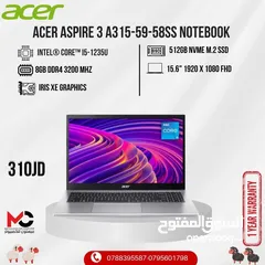  1 لابتوب ايسر اي 5 Laptop Acer i5-12Gen بافضل الاسعار