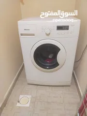  2 Hisense front load full automatic washing machine