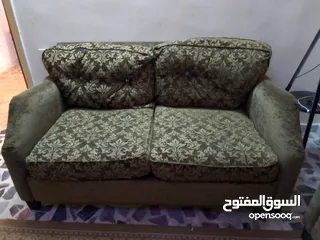  1 طقم كنب مستعمل بحالة ممتازه