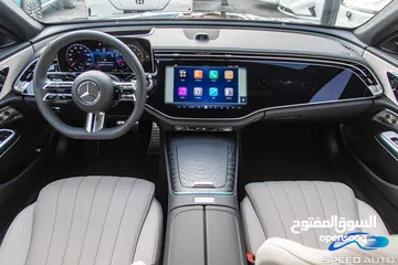  21 Mercedes E200 2024 Amg kit Mild hybrid Night Package   عداد صفر