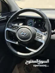  12 هونداي توسان ترخيص 2022 محرك 1600 هايبرد plug in/يقطع على الشحنه 65 كيلو متر
