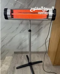  1 صوبة المساحات تعليق مع ستاند للغرف من ميجا قوة 2000 واط   بامكانها تدفئة مساحة تصل إلى 40 م مربع