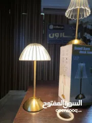  2 مصابيح الطاولة الكريستالية ثلاث درجات إضاءة مختلفة (دافئة – بيضاء – مختلطة) تناسب جميع الأجواء