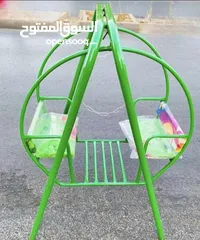  7 مرجيحة مزدوجة للاطفال   تمنح الطفل جوا من المتعة واللعب  مرجيحه حديد بمواصفات عاليه