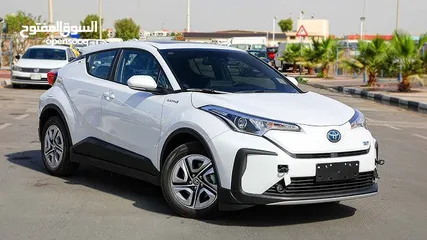  1 تويوتا C-HR كهرباء بالكامل للإيجار شهري فقط 750 دينار