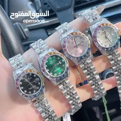  10 Rolex for ladies SAPPHIRE GLASS  Good quality  رولكس للسيد ضد الخدوش لون ثابت كوالتي جيد