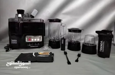  4 عرض خاص لاول مرة في المملكة على محضرة الطعام من brknda 8 في واحد بقوة 2000 واط  خلاط عصير وكوكتيل