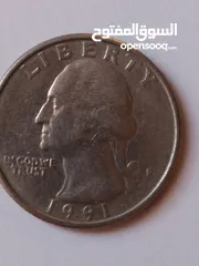  5 3قطع QUARTER DOLLAR