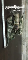  11 مجسمات حيوانات نحاس