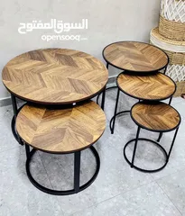  1 طاولات مودرن متداخلة عملية وأنيقة