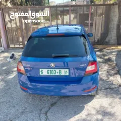  1 سكودا فابيا موديل 2020 شركة ترخيص وتامين لشهر 6 كل شي حديد