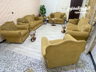  3 سلام عليكم طقم قنفات لون ذهبي