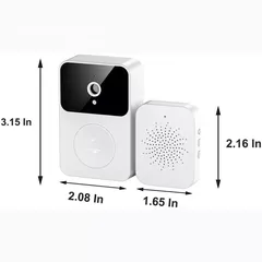  4 جرس البيت الذكي مع كاميرا wifi smart wirless security doorbell  يتم التركيب على الباب أو بجانب