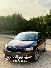  7 سكودا رابيد 2017 اتومات ماتور 1400 بنزين تيربو سعرر ع الكااش