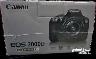  2 Brand New Sealed Canon 2000D