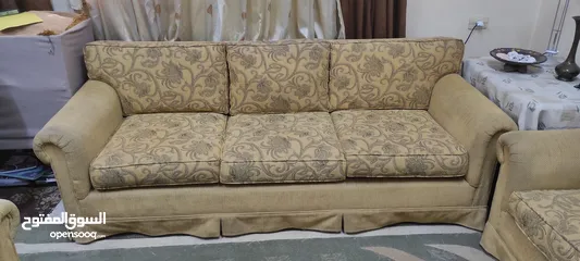  2 طقم كنب أمريكي و طقم طربيزات مستعمل