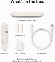  2 جهاز جوجل تي في ستريمر - Google TV Streamer 4K