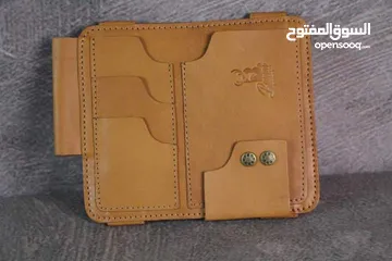  22 محافظ وحزامات واقشطه جلد طبيعي؛في اللويبده والمناره،مصنوعه يدويا من افخر انواع الجلد الطبيعي