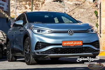  4 Volkswagen ID.4 X Pure Plus 2021   السيارة بحالة ممتازة جدا