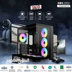  1 اقساط بدون دفعه اولى ( تجميعة كمبيوتر اي 5 Pc Computer i5-12600KF RTX4060 )