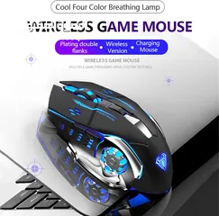  6 ماوس جيمنغ أصلي لألعاب الفيديو الاحترافية وايرلس Aula SC100 Gaming Mouse Wireless