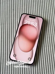  1 iPhone 15 pink 128GB used  89% b