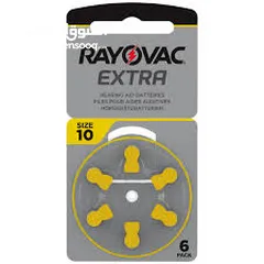  2 rayovac بطاريات السمع