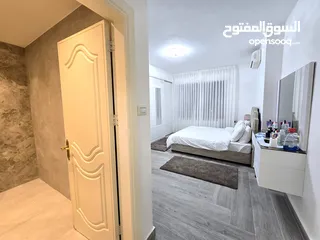  13 عبدون شقة مفروشة جديد 3 نوم مع حديقة كبيرة و كراج خاص