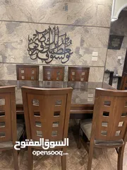  2 طاولة سفرة مكونة من 8 كراسي