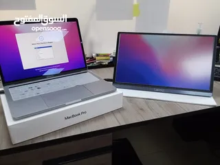  27 ماك بوك برو 2019  15.6" MacBook pro 13.3" + Ext monitor