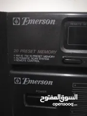  6 ستيريو Emerson دبل كاست مع راديو