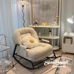  9 كنبة هزازة طبية موديل 2025متوفرة ب 3 الوان : اسود. رمادي. بيج رفيقكم المثالي لجلسة لا مثيل