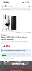  2 Spigen HD screen protector for iPhone 13/14 PRO