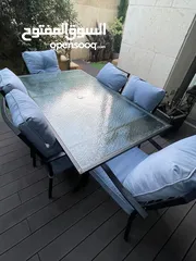  2 طقم طاولة خارجي + كراسي عدد(6)