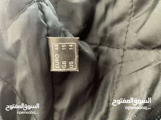  6 جاكيت دراجات جلد اسود