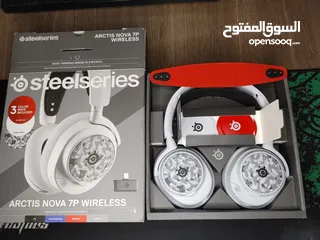  3 مجموعة سماعات ستيل سيريس نوفا 7 وايرلس SteelSeries Arctis Nova 7 Wireless و سوني H9