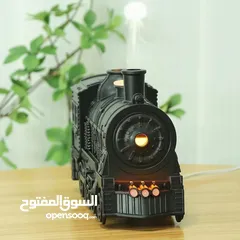  6 قطار البخار الصغير مش بس ملطف جو... تحفة فنية تنفث راحة وعطر! عيش تجربة بخار خرافية... جو دافئ،
